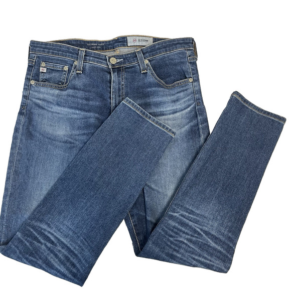 AG-ED Adriano Goldschmied Denim Jeans Pants size 30R The Prima Cigarette Ankle - Picture 2 of 9